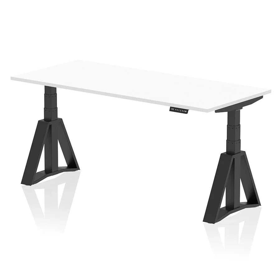 Air Height Adjustable Desk without Cable Ports With Piste Foot