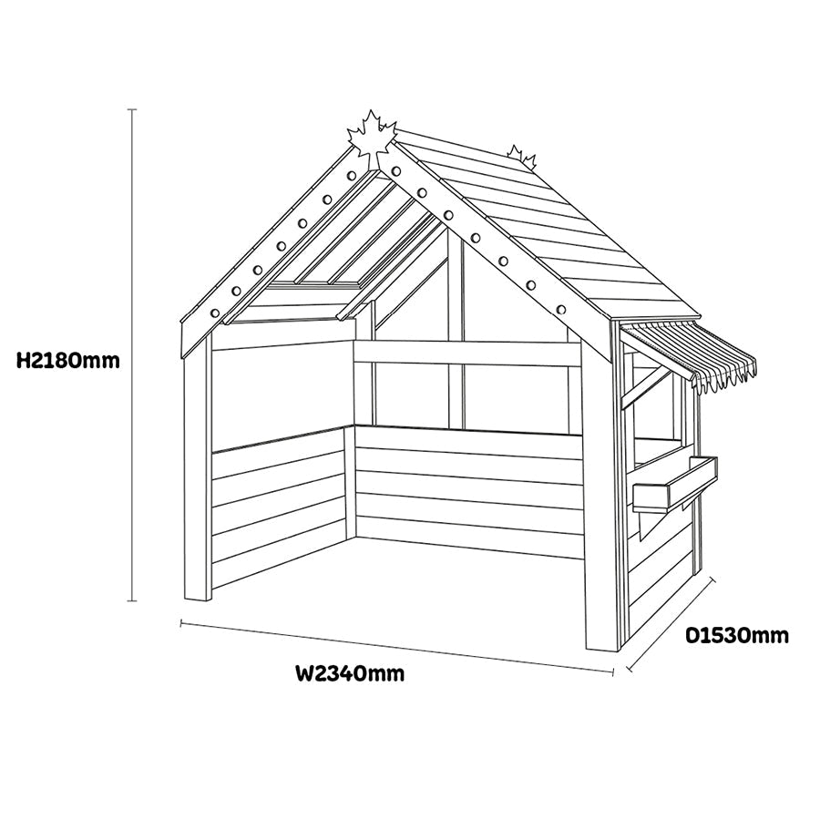 Outdoor Play Playhouse