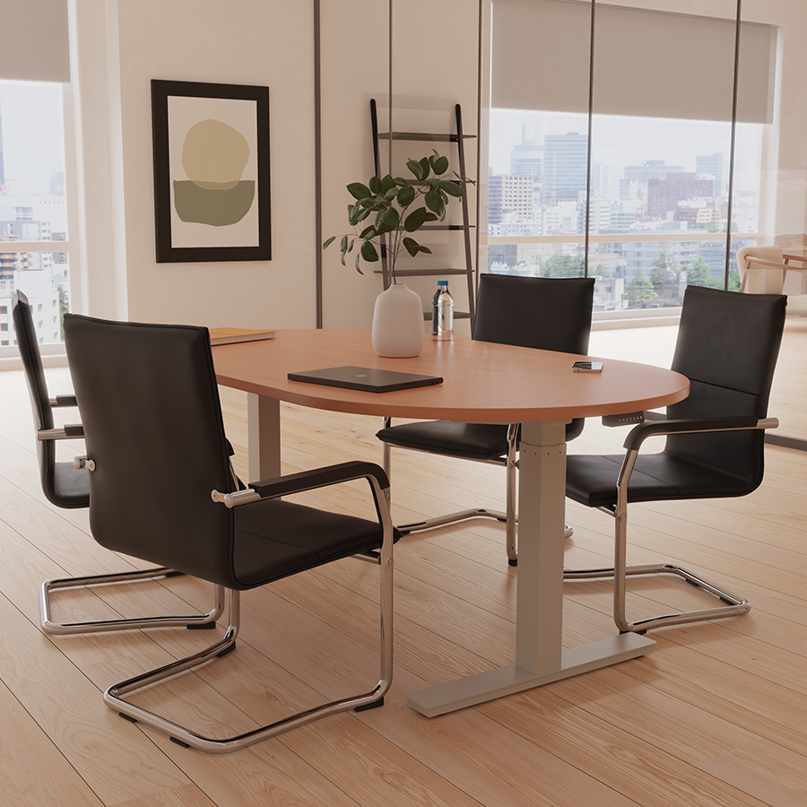 Impulse Height Adjustable Boardroom Table