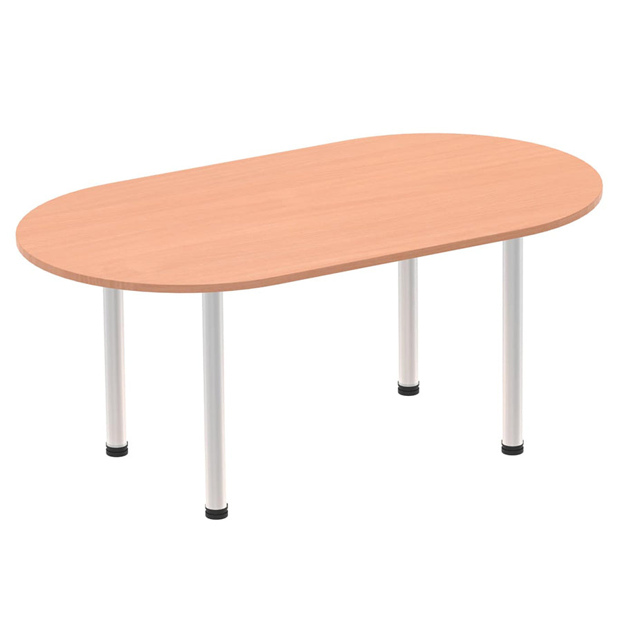 Impulse Boardroom Table With Post Leg