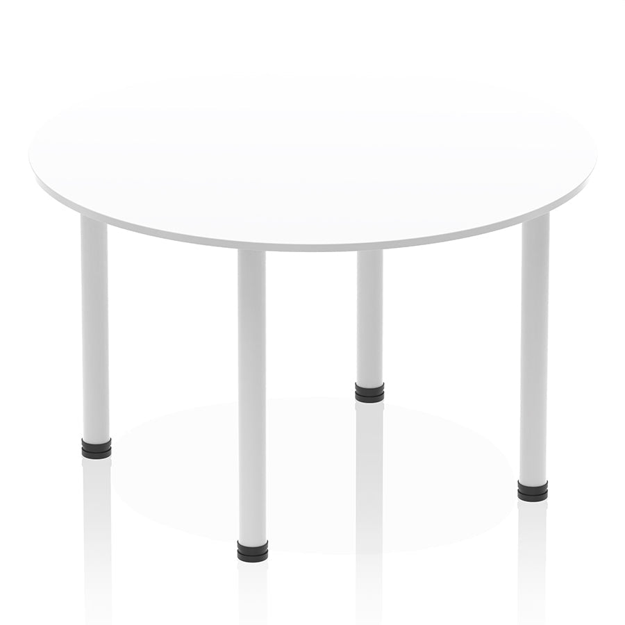 Impulse Round Table With Post Leg