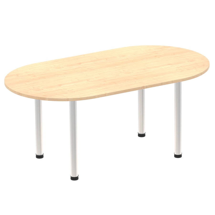 Impulse Boardroom Table With Post Leg