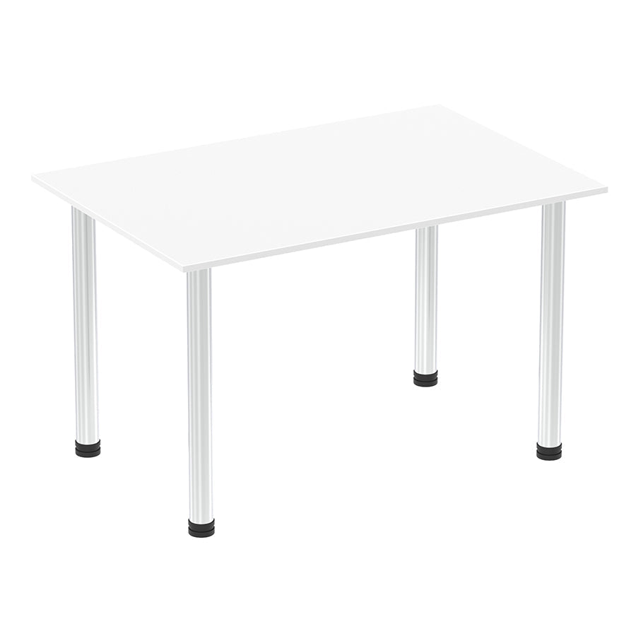 Impulse Straight Table With Post Leg