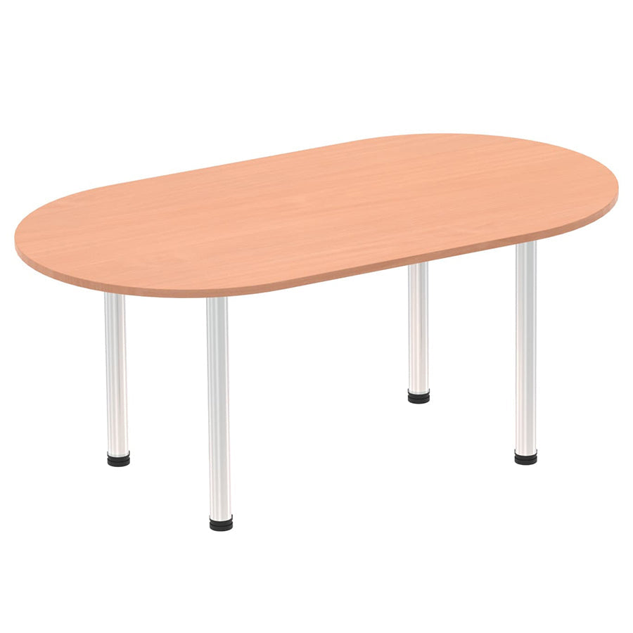 Impulse Boardroom Table With Post Leg