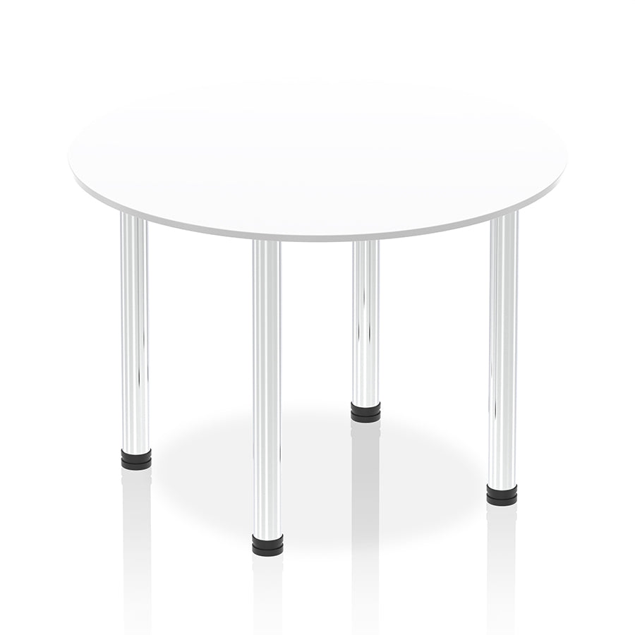 Impulse Round Table With Post Leg