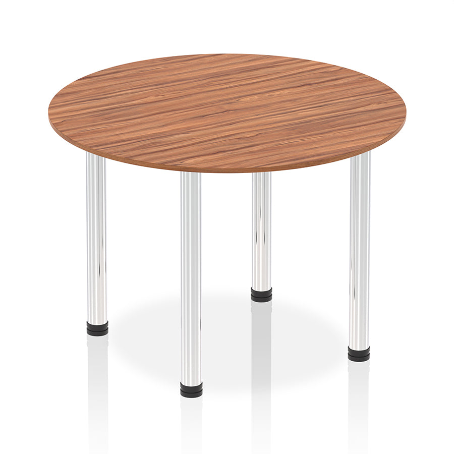 Impulse Round Table With Post Leg