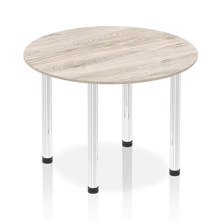 Impulse Round Table With Post Leg