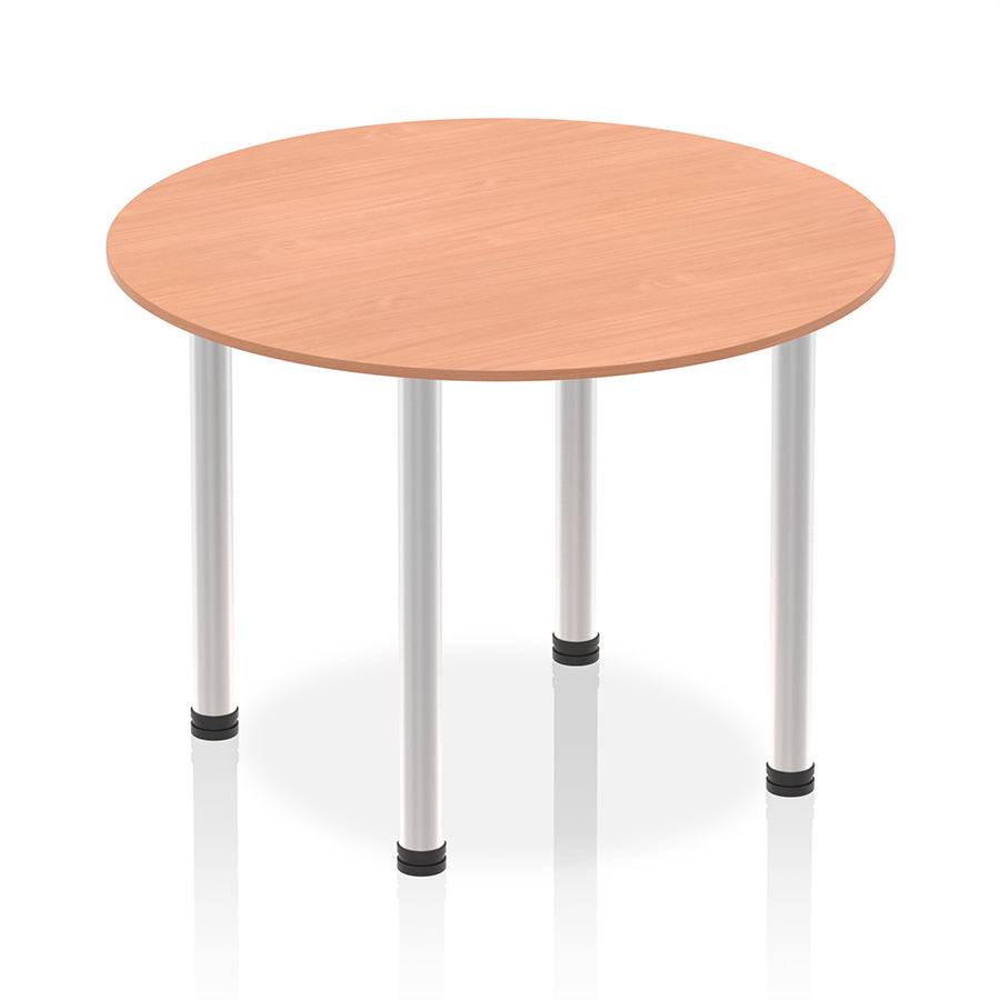 Impulse Round Table With Post Leg