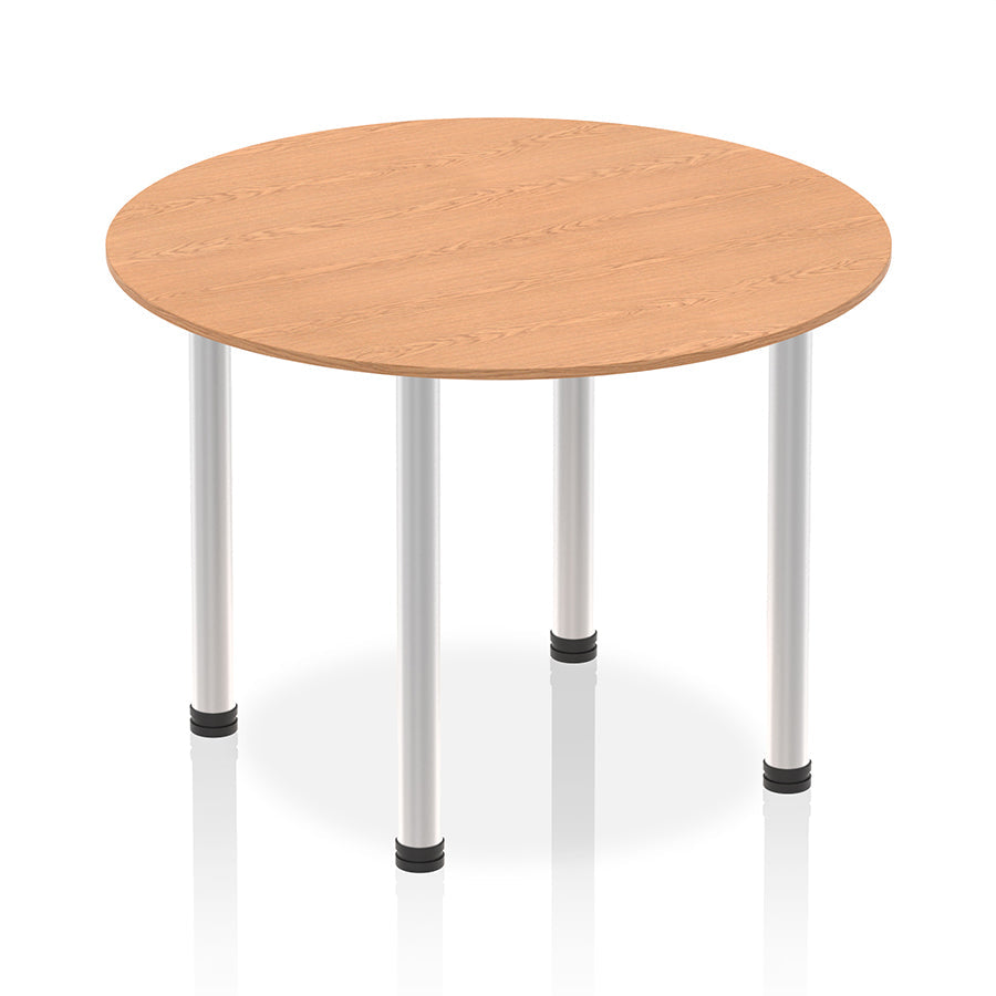 Impulse Round Table With Post Leg