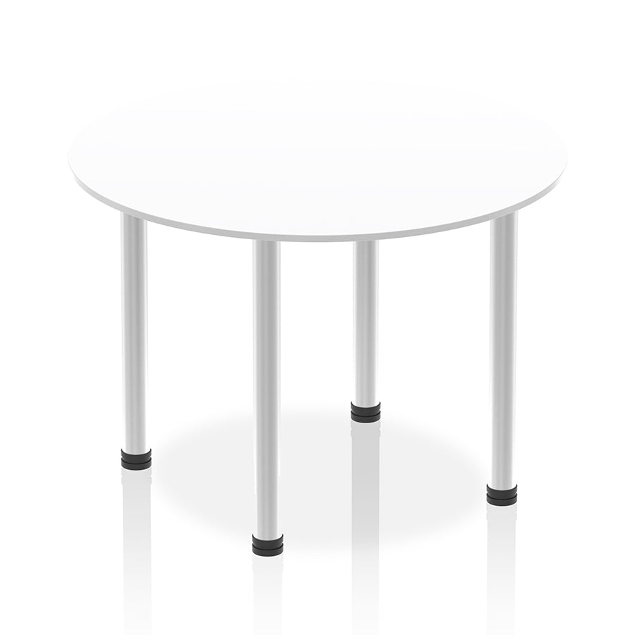 Impulse Round Table With Post Leg