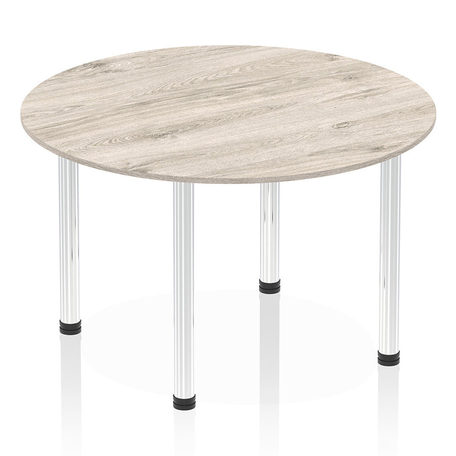 Impulse Round Table With Post Leg