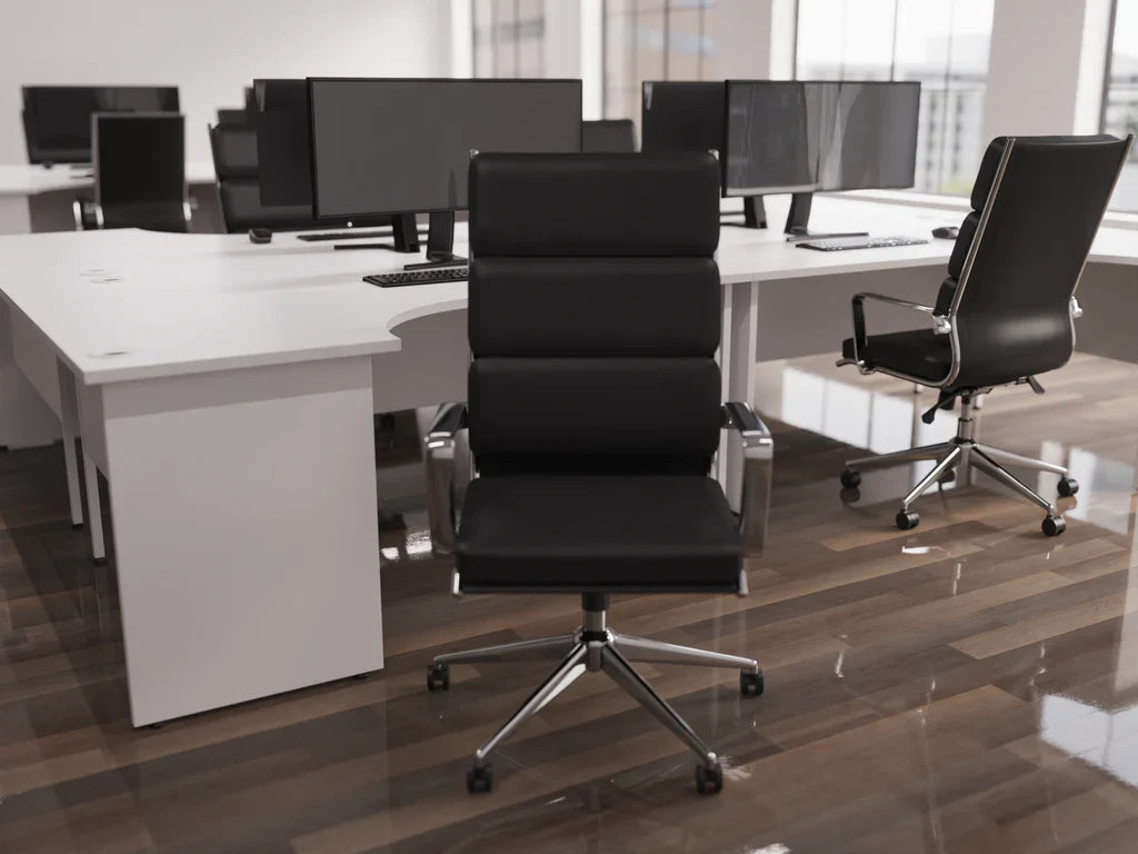 Impulse Panel End Crescent Desk W1600