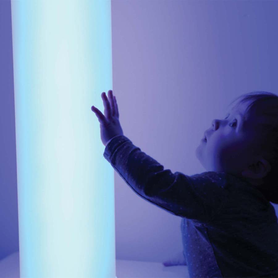 Interactive Chroma Sensory Tube with Dice Remote Controller