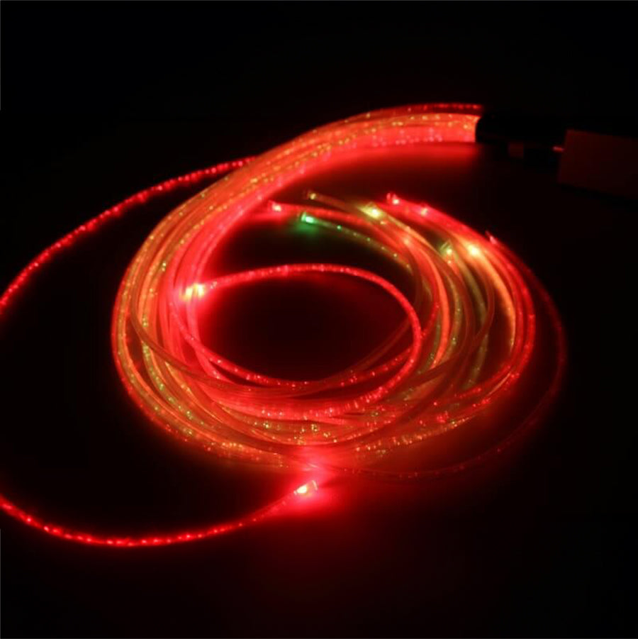 Mains Passive Sensory Light Source With 12 x 1000mm Jumbo Clear Strands