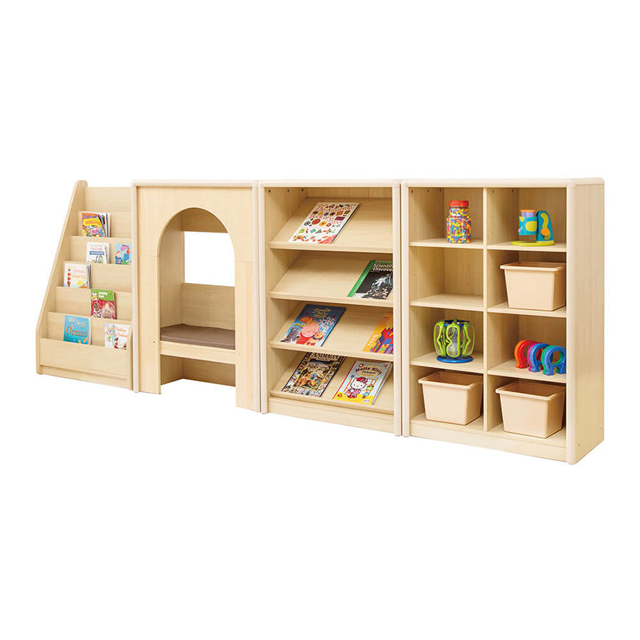 Elegant Tall Book Storage Unit