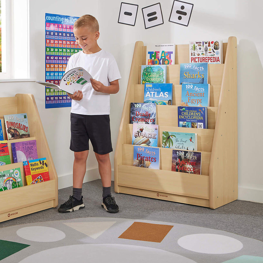 Elegant Tall Book Storage Unit