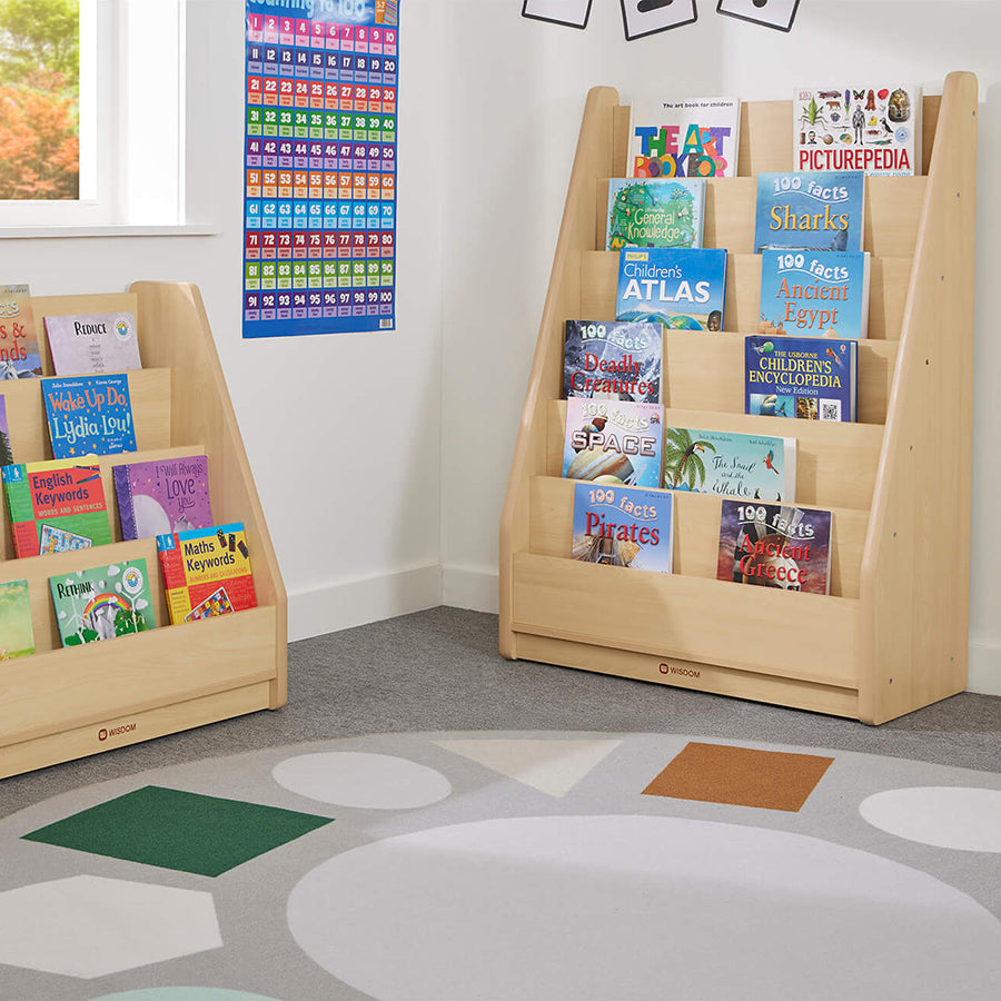 Elegant Tall Book Storage Unit
