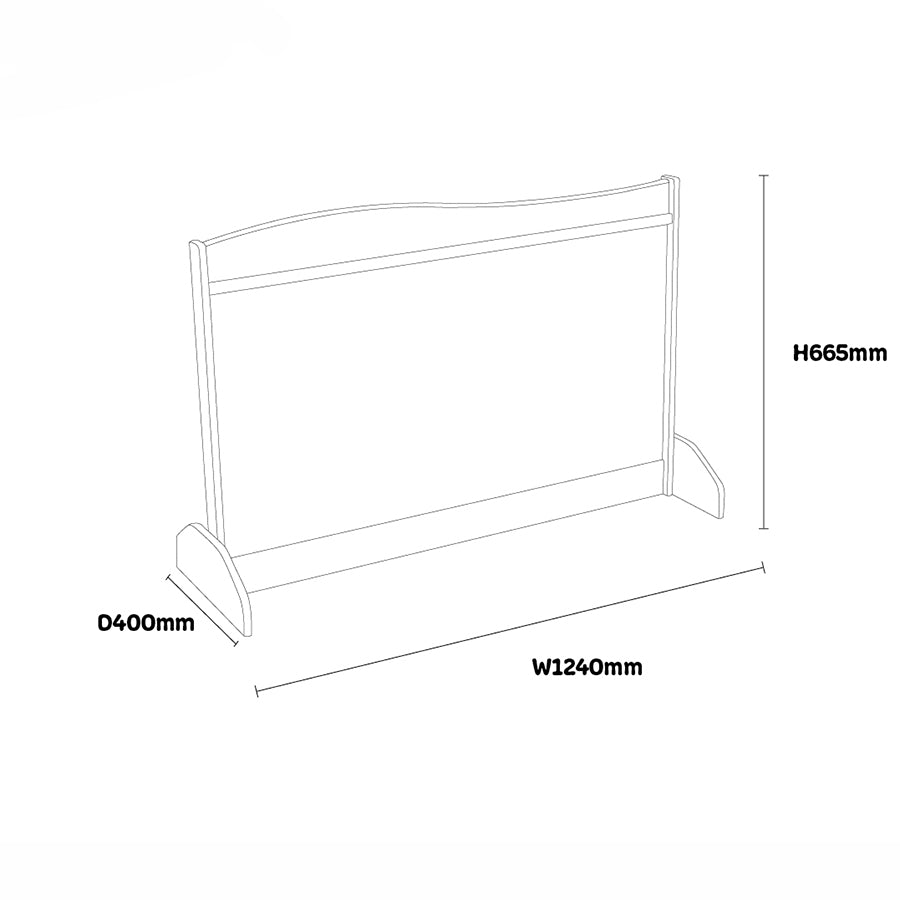 Stockholm Room Divider Chalkboard
