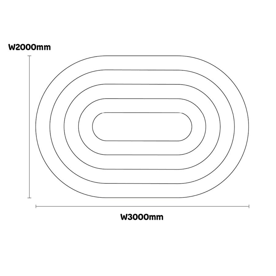 Oval Runway Rug