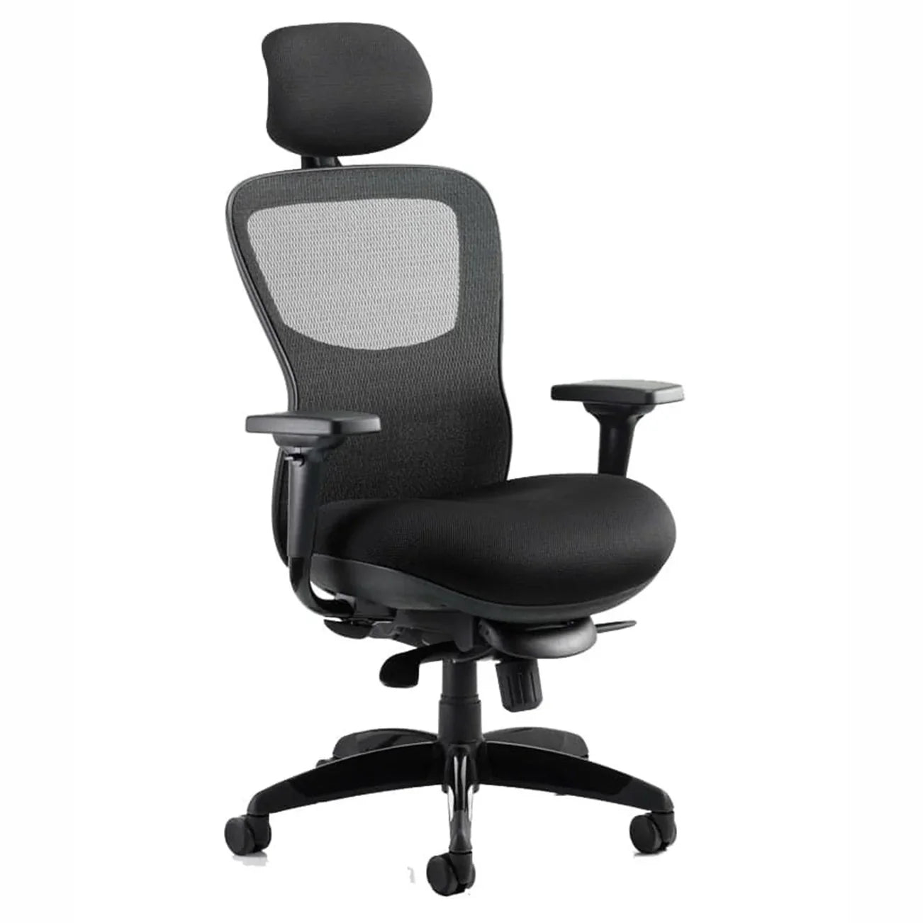 Stealth Shadow High Mesh Back Ergonomic Posture Chair with Arms and Headrest