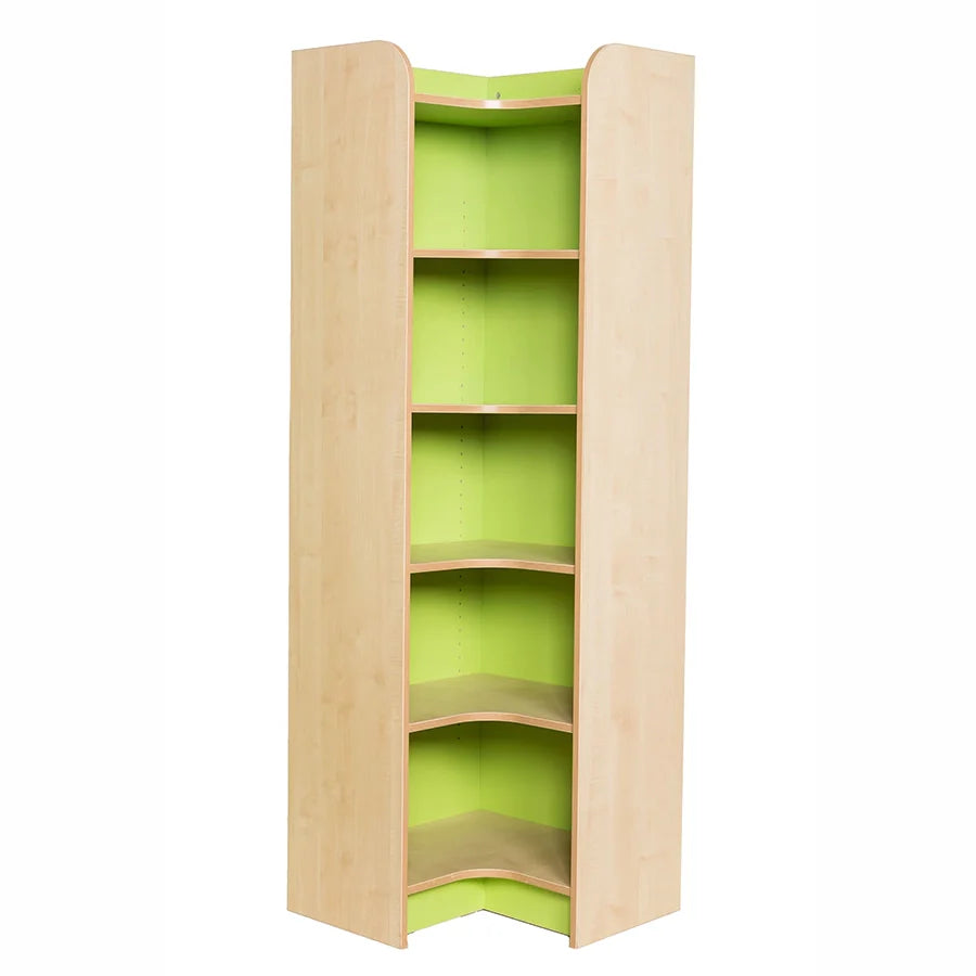 KubbyClass® Internal Corner Library Bookcase (6 Heights)