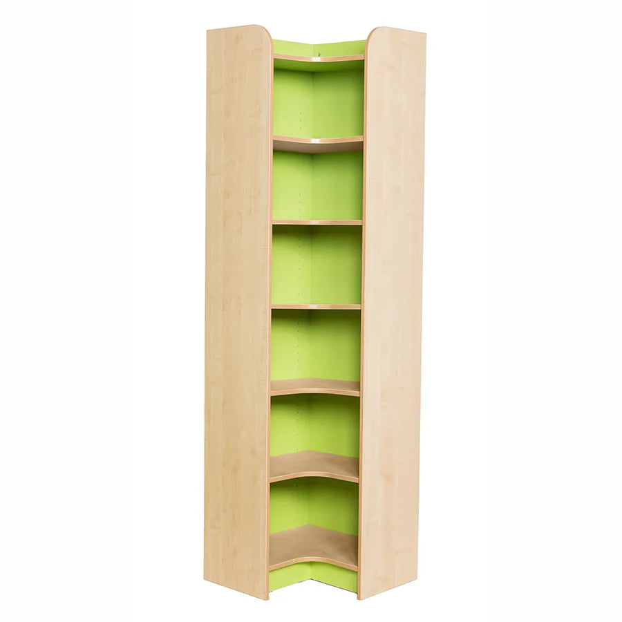 KubbyClass® Internal Corner Library Bookcase (6 Heights)