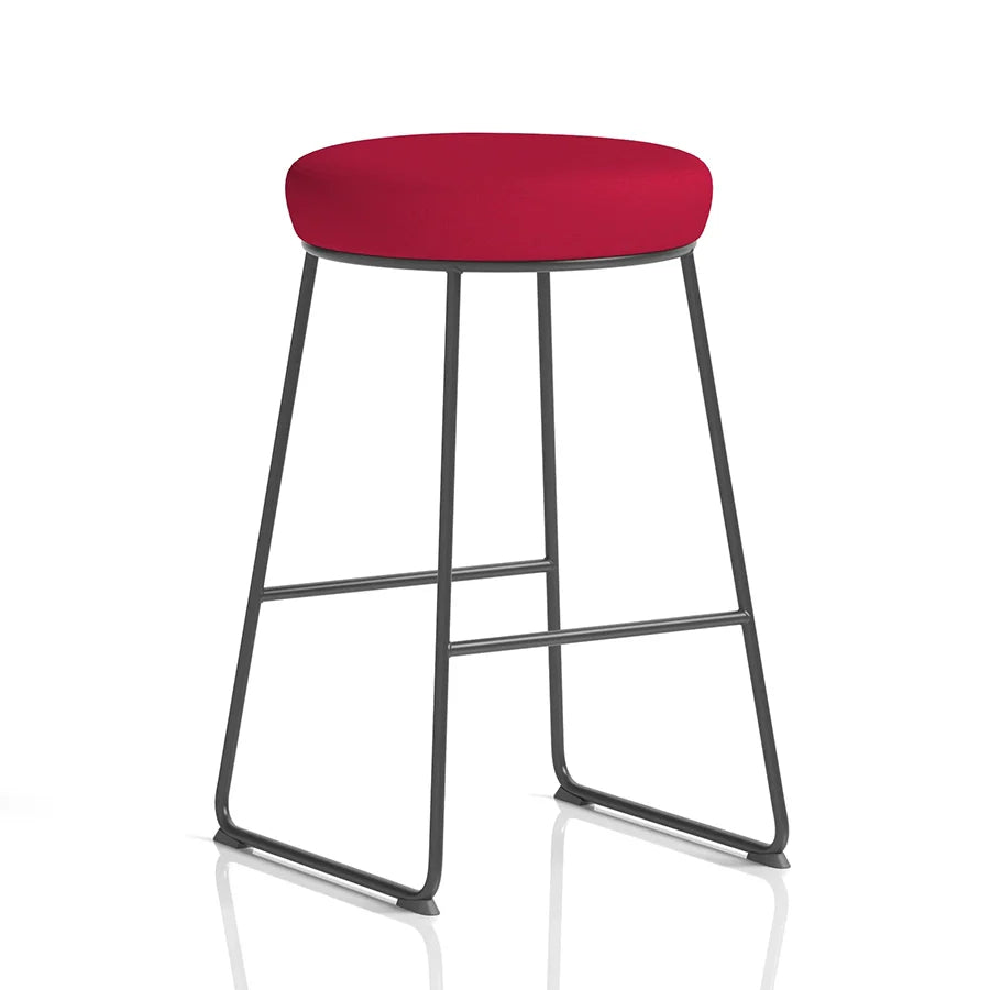 Turin Black Frame Stool