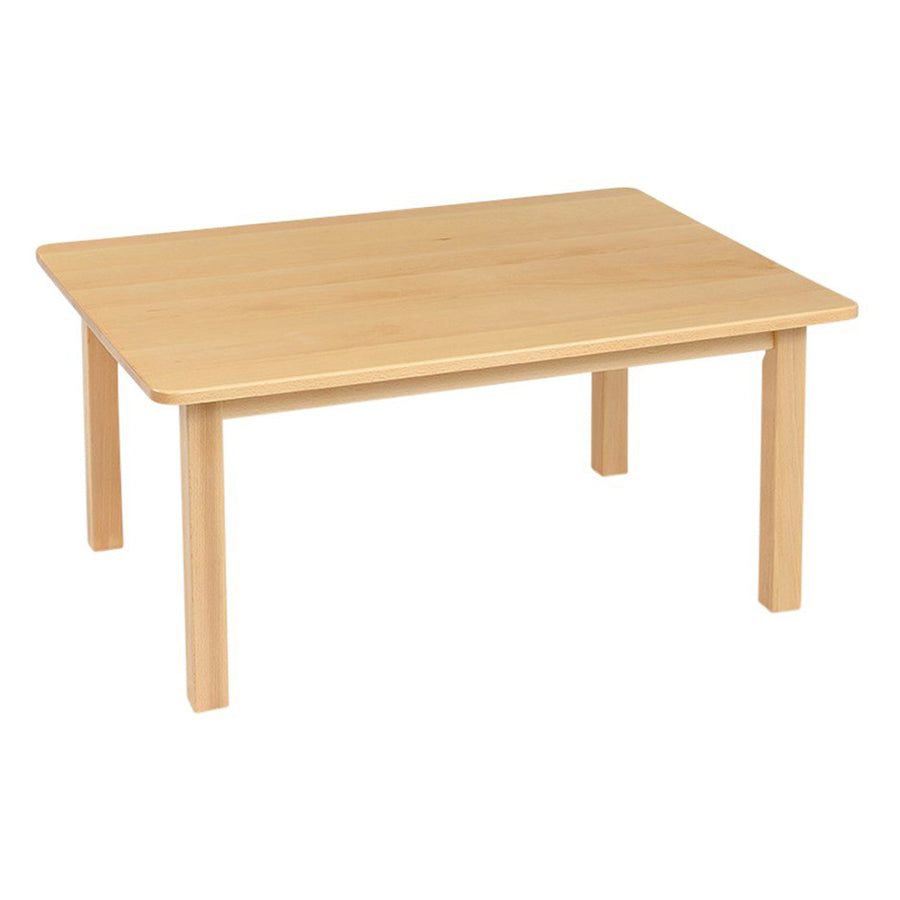 Kebrico Rectangular Table Solid Beech W960xH530xD690mm 136301.2