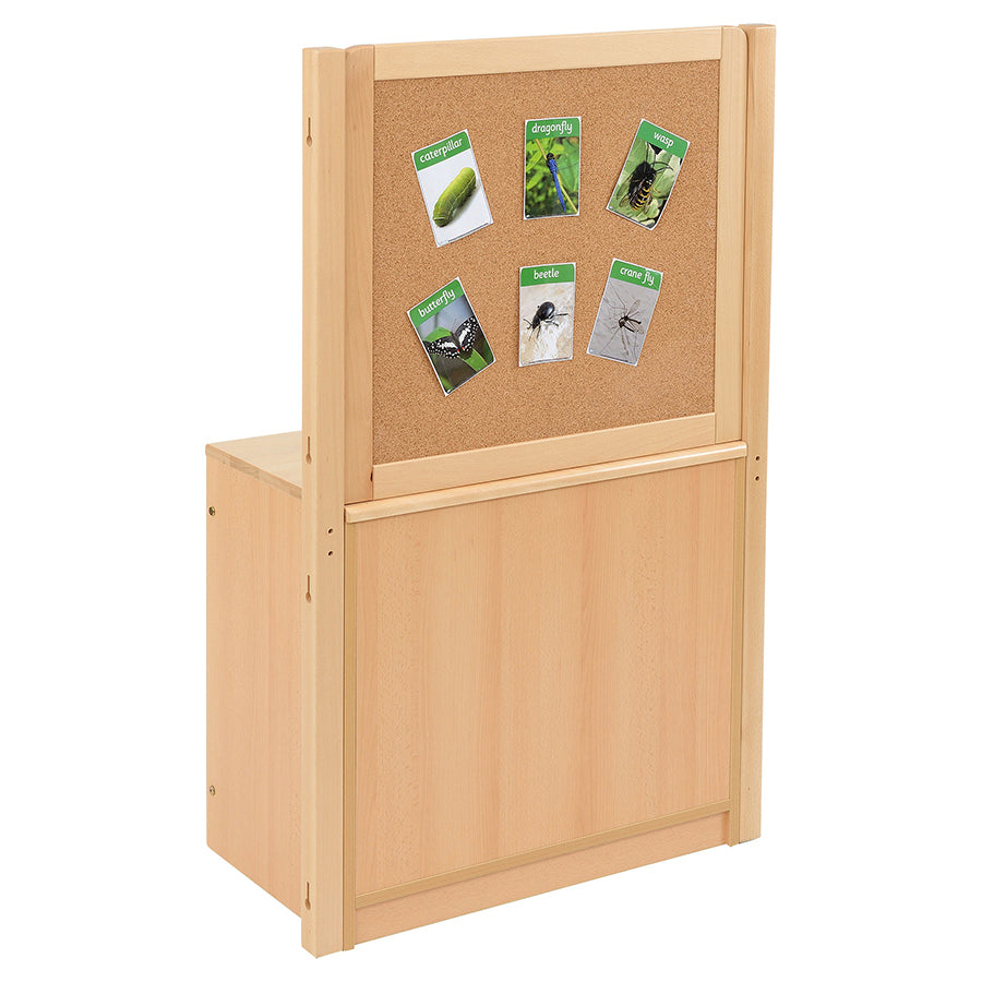 Kebrico Room Scene 2 Bay A4 6 Deep Clear Tray Unit & Cork/Drywipe Divider 139730.2 4