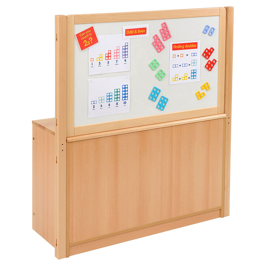 Kebrico Room Scene 3 Bay A4 18 Shallow Clear Tray Unit With Cork/Drywipe Divider 139734.2 98276 3