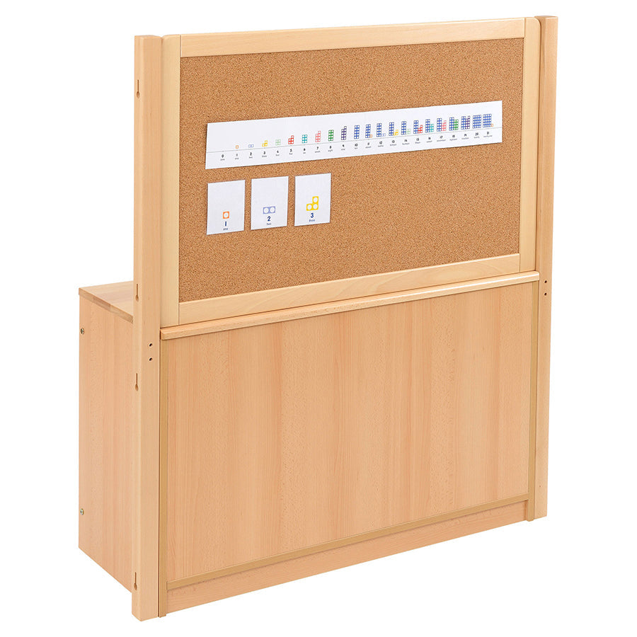 Kebrico Room Scene 3 Bay A4 9 Deep Clear Tray Unit With Cork/Drywipe Divider 139733.2 98275 4