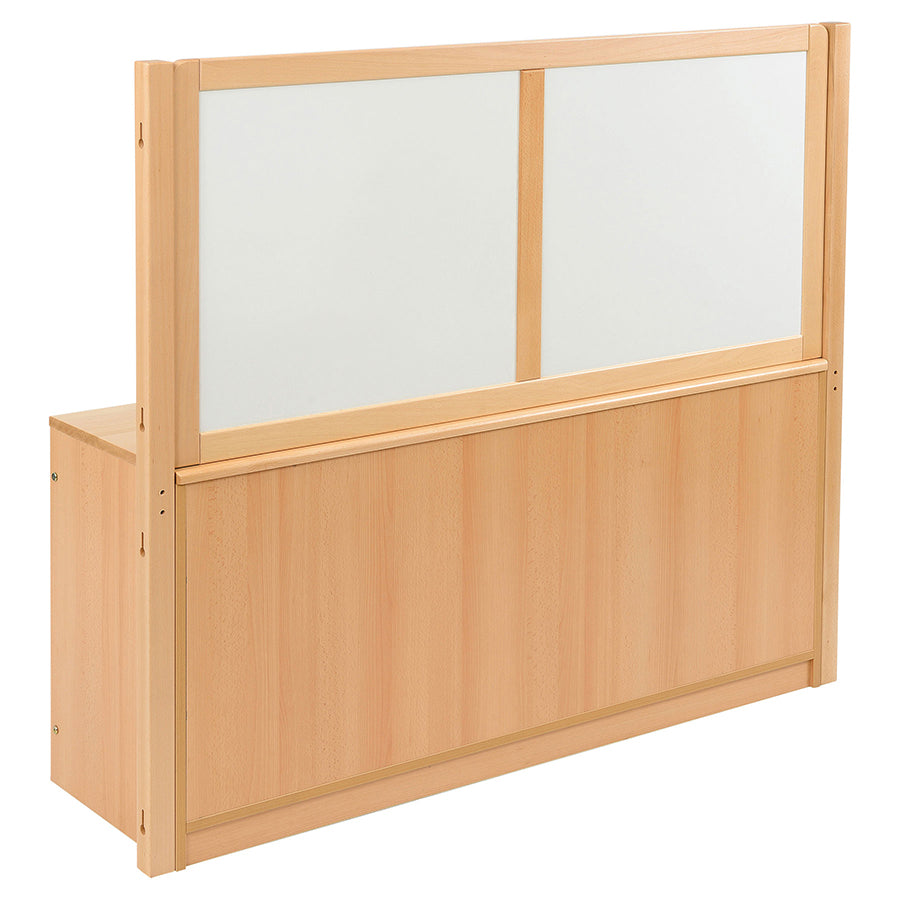 Kebrico Room Scene 4 Bay A4 24 Shallow Clear Tray Unit With Cork/Drywipe Divider 139737.2 98279 3