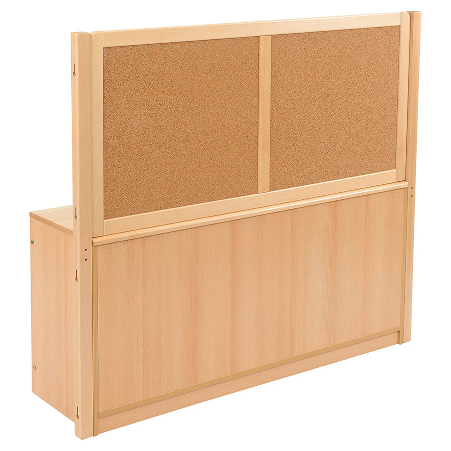 Kebrico Room Scene 4 Bay A4 24 Shallow Clear Tray Unit With Cork/Drywipe Divider 139737.2 98279 4