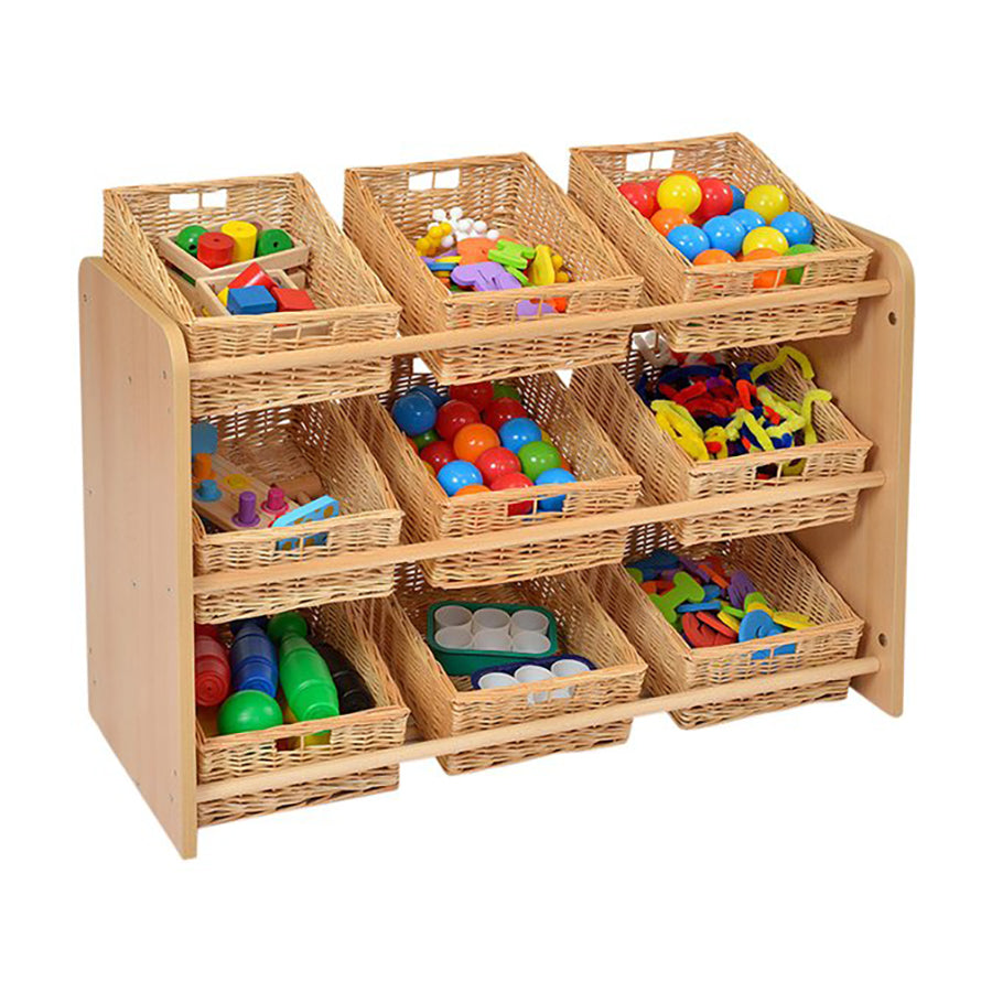 Kebrico Room Scene Classroom Tidy With 9 Willow Baskets 139420.2 98251 2