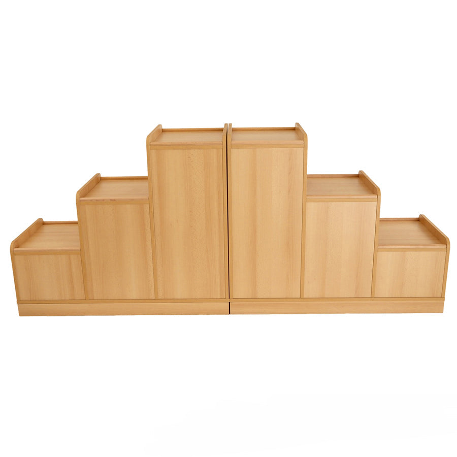 Kebrico Tiered Deep Tray SSS Units - 1 Right Hand & 1 Left Hand 130142.2 & 130143.2 98988 & 98989