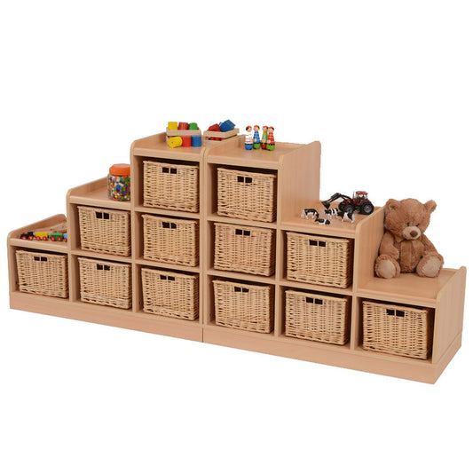 Kebrico Tiered Wicker Basket SSS Units - 1 Right Hand & 1 Left Hand 130143.2 98989 1