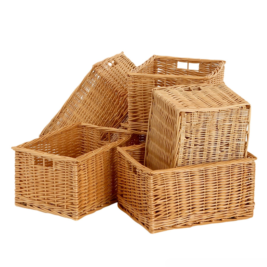 Kebrico Wicker Basket (Deep Pack Of 6) 132295.2 98991 3