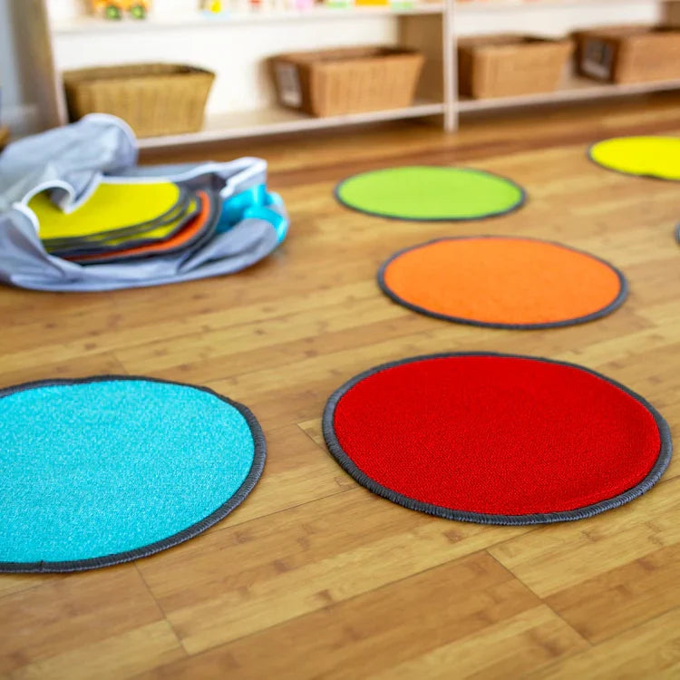 Kit For Kids Rainbow™ Circle Indoor/Outdoor Carpet Tiles with holdall - Pack of 30 BN0151 MM30020 2