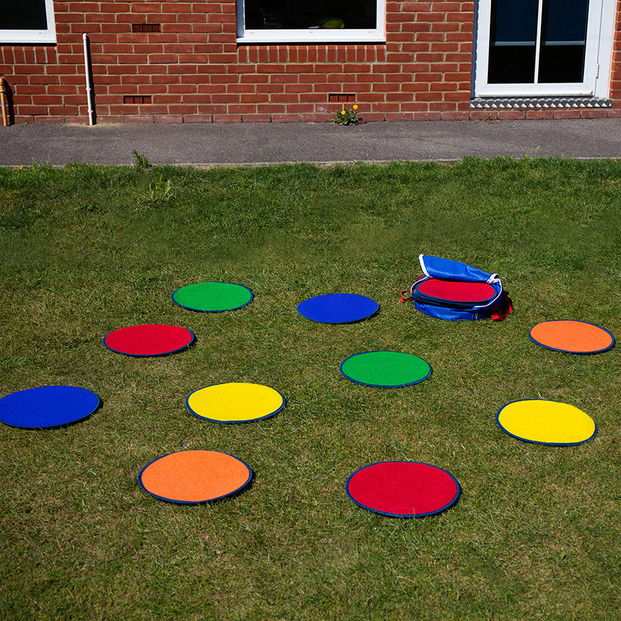 Kit For Kids Rainbow™ Circle Indoor/Outdoor Carpet Tiles with holdall - Pack of 30 BN0151 MM30020 7
