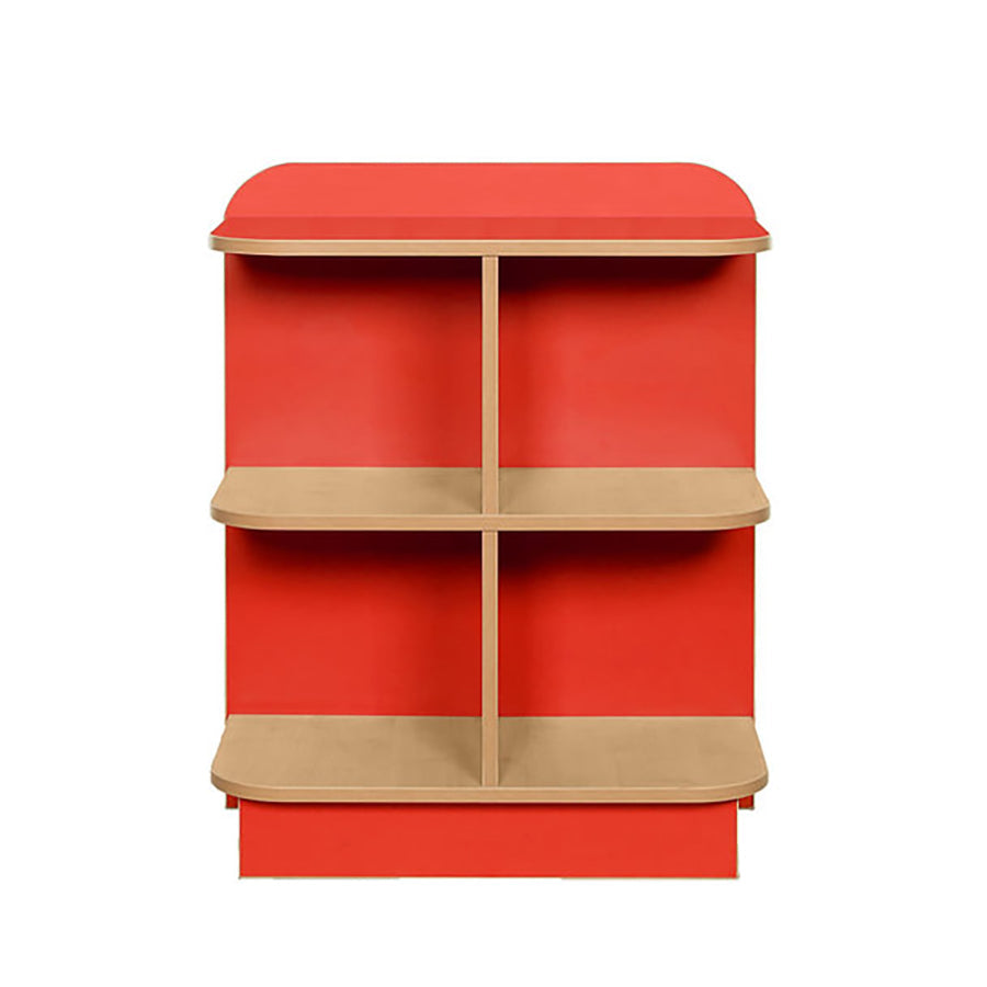 KubbyClass® D-End Cap Library Bookcase (6 Heights)