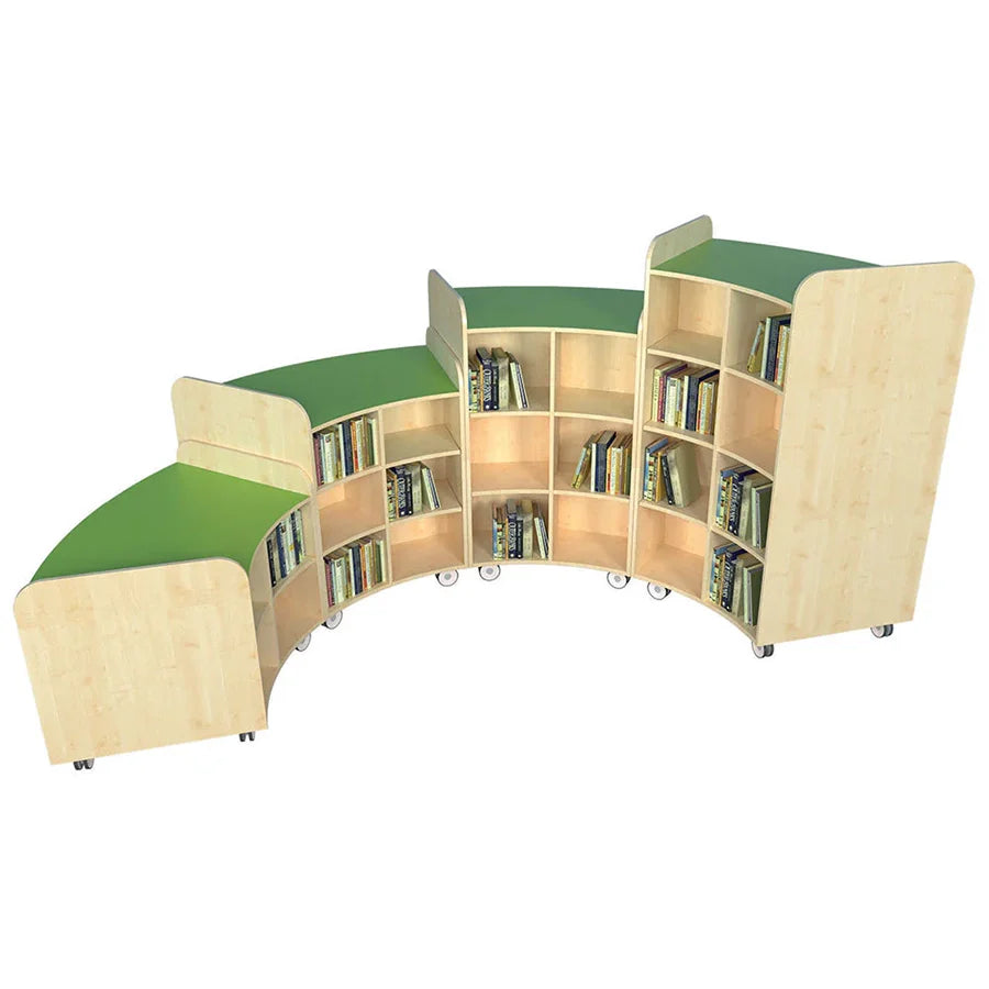 KubbyClass® Junior Curved Bookcase Set (Set Q)