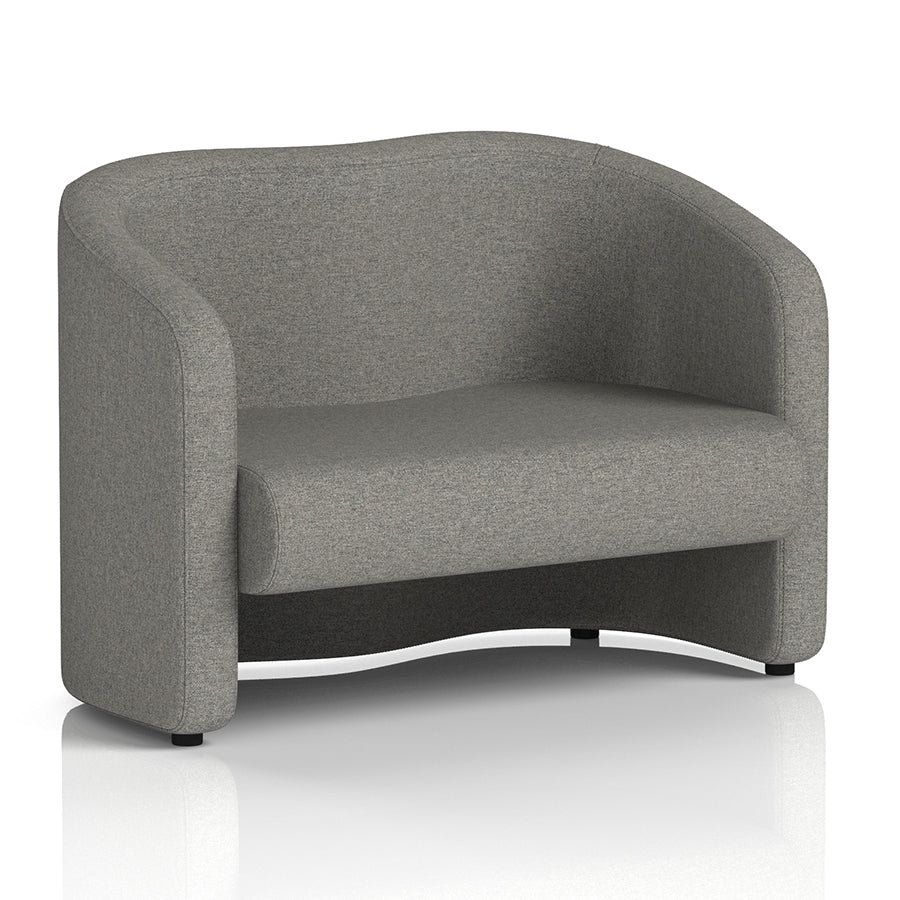 Lamport Sofa 2 Seater with black feet in X2 Number Fabric
