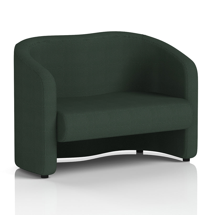 Lamport Sofa 2 Seater with black feet in Yordale Ingleton Fabric