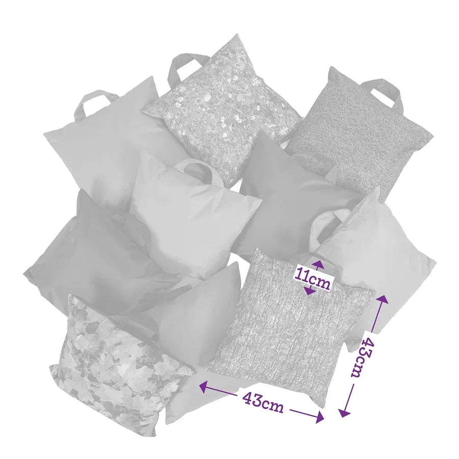 Learn About Nature Seasons Print Square Grab & Go Cushions (Pk 10) ED10CUSH-SEASON 97948 7