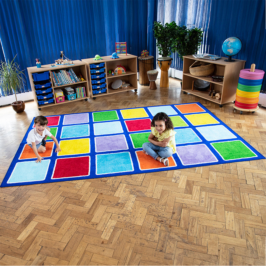 Rainbow Rectangular Carpet