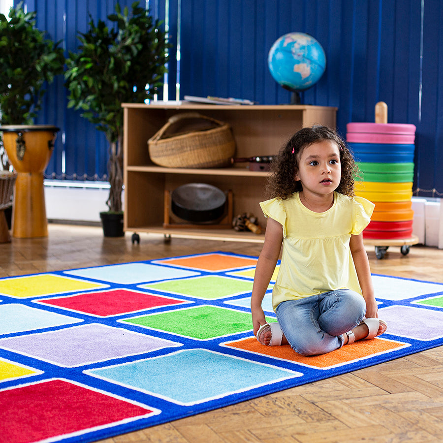Rainbow Rectangular Carpet