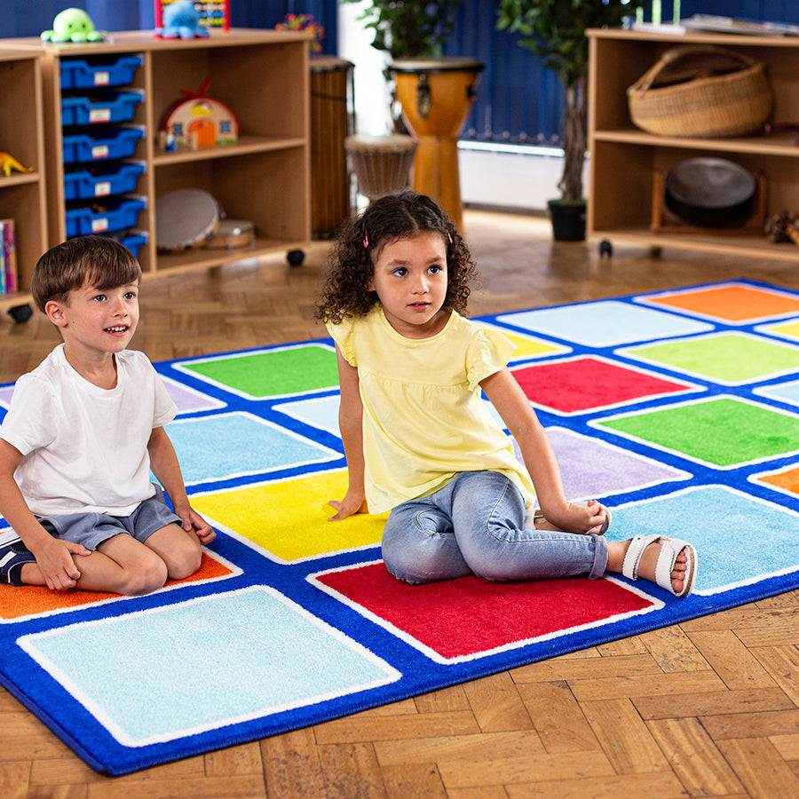 Rainbow Rectangular Carpet
