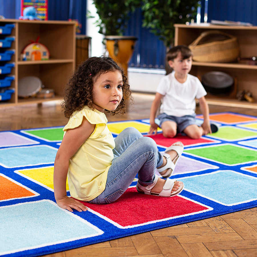 Rainbow Rectangular Carpet
