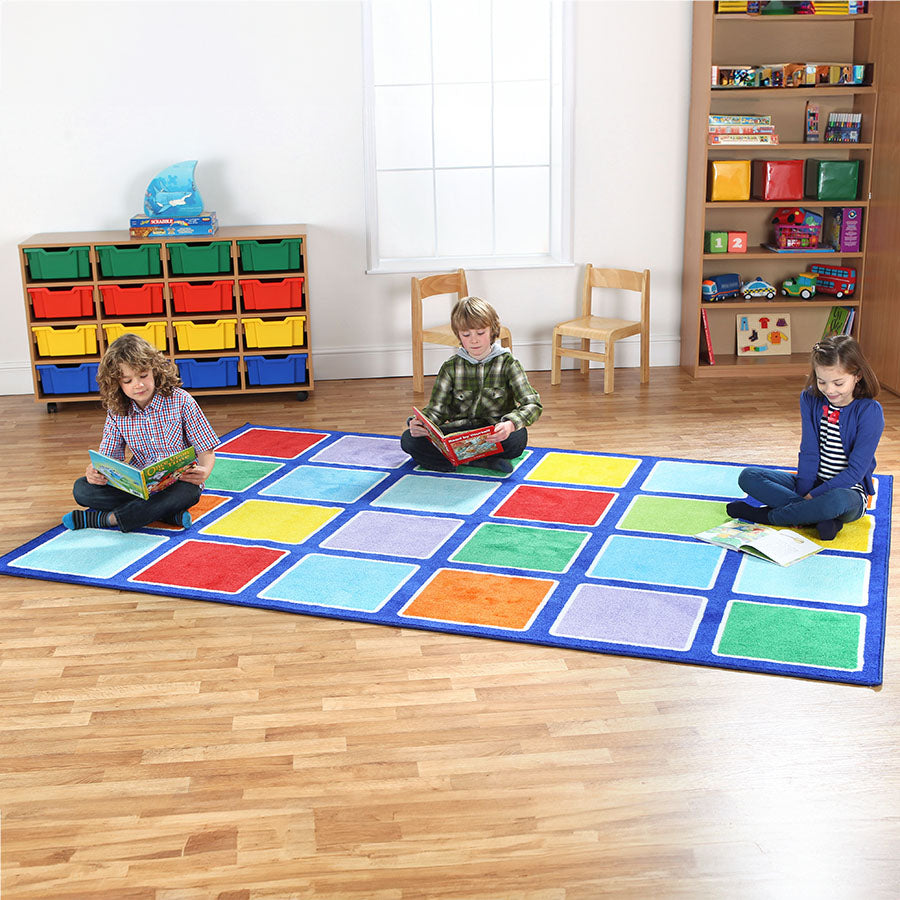 Rainbow Rectangular Carpet
