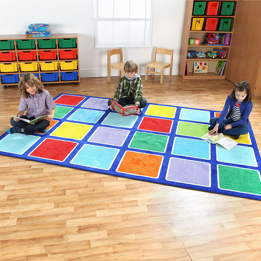 Rainbow Rectangular Carpet